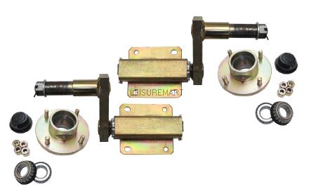 Trailer Suspension Units with Hubs