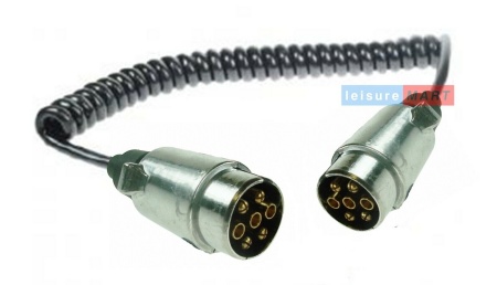 N Type 7 pin aluminium plugs extension lead 3m cable