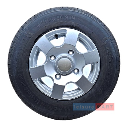 165 x 13 Alloy Wheel and Tyre