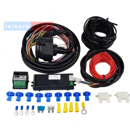 13 Pin Pre-Wired 7 Way By-Pass Wiring Kit with Dual Charge Relay