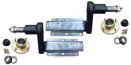 Trailer Suspension Unit With Hubs