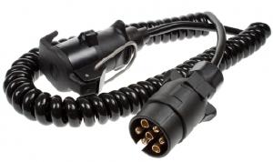 7 Pin Extension Lead 2.5m Curly Cable