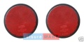 Round Red Self Adhesive Reflectors Part No.LMX1628