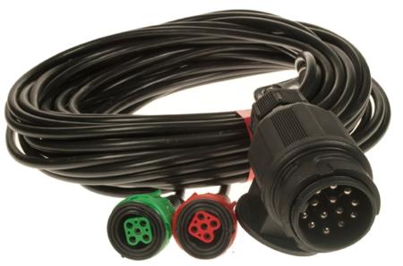 6m Harness with 13 Pin Plug and Connectors