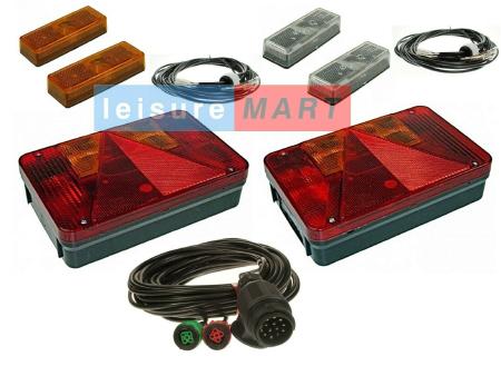 Quick Fit Combination Lamps & Harness 13 Pin Plug with Marker Lamps