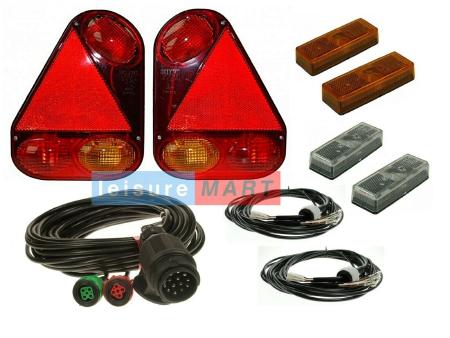 Quick Fit Combination Lamps & Harness 13 Pin Plug with Marker Lamps