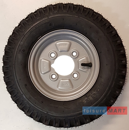 4.80 / 4.00 x 8 Wheel and Tyre 8 Ply 4" PCD