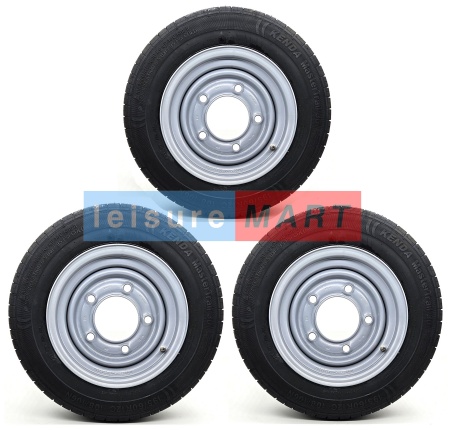 3 x 195 x 12 Wheel and Tyre