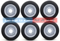 6 x 195 x 12 Wheel and Tyre Part No.LMX3643
