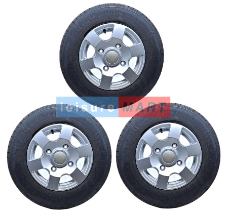 3 x 165 x 13 Alloy Wheel and Tyre