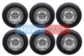 6 x 195 x 10 Alloy Wheel and Tyre Part No.LMX3653