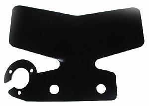 Black Bumper Guard Plate | LMX645